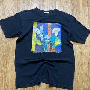 vintage 90s Laurent Montiel, France Wagner Paris graphic tee